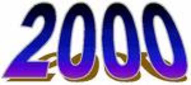 2000 ein neues Jahrhundert beginnt