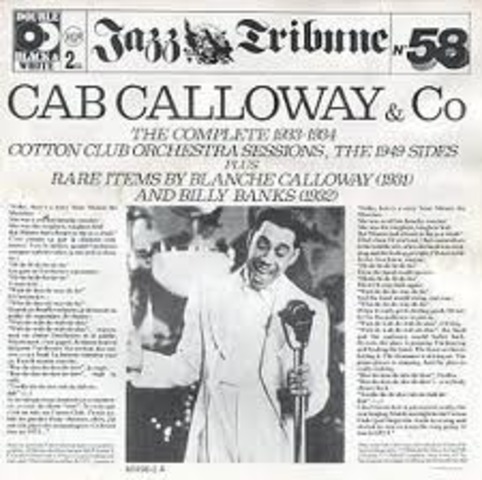 Music and Entertainment; Cab Calloway and the Jitterbug