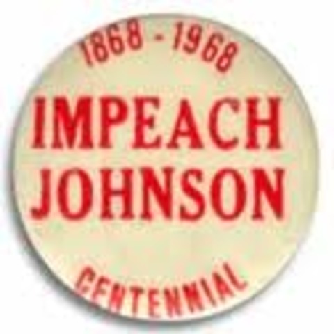 House of Representatives voted to impeach President Johnson