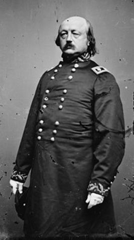 Benjamin Butler, notorious Union General in the Civil War and advocate of rights for African Americans, elected to Congress as a radical member of the Republican party.