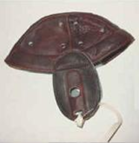 The First Helmet