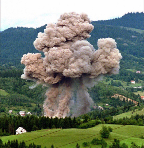 Air Strikes in Bosnia