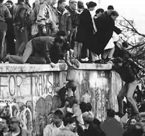 Berlin Wall is torn down