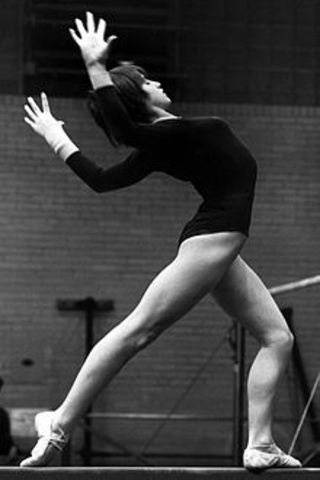 Nadia Comaneci First female gymnast to get a perfect ten