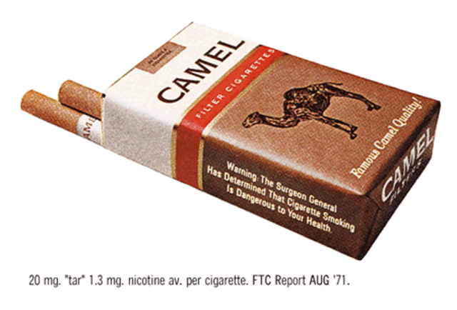 Cigarette warning labels