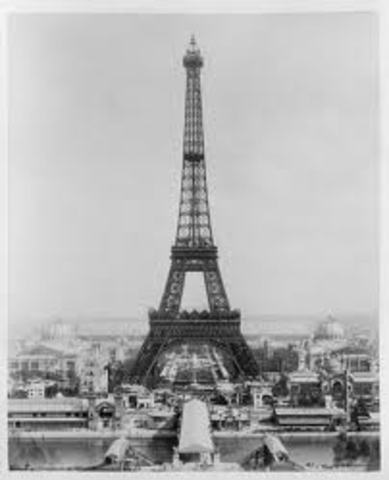 Eiffel tower is completed in france