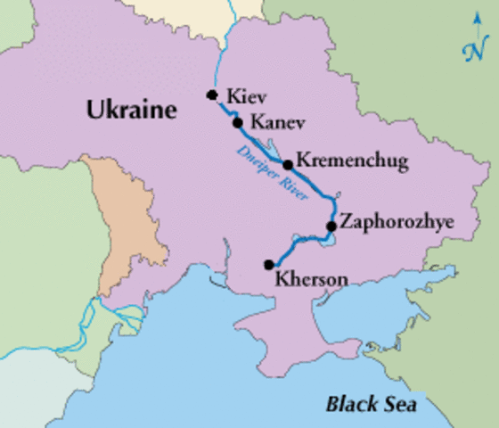 Vikings settle in Russia