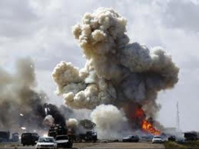 World Events : Bombing in Libya