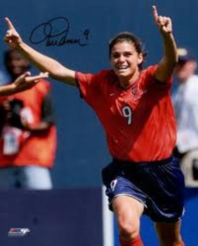Sports  and Music: Mia Hamm