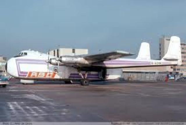 vern powell took of in an argosy turbo prop