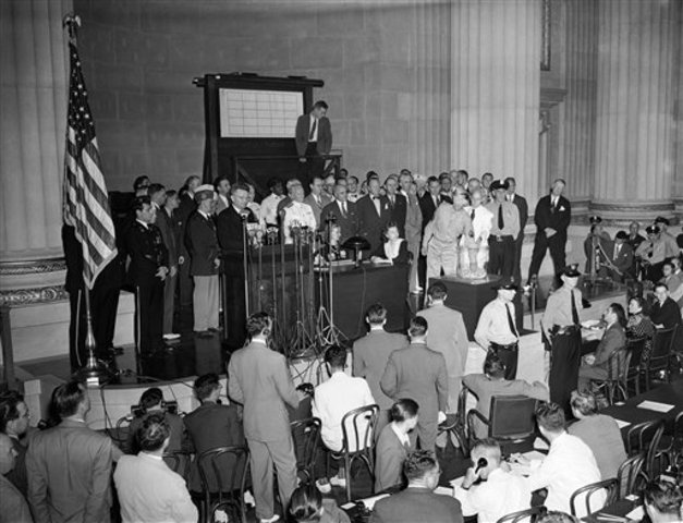 First time Peacetime Draft in US