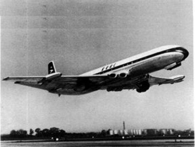 World Events: Jet Airliners service begins