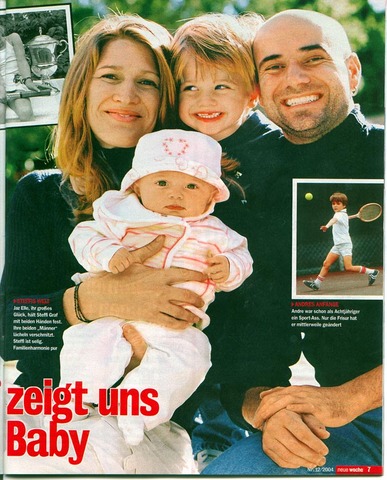 His daughter Jaz Elle Agassi is born