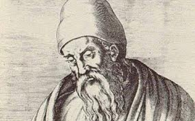 Euclid studies and writes about mathematics and geometry.