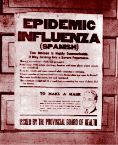 Spanish flu pandemic