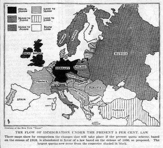Immigration Act of 1924 and National Origins Act of 1929