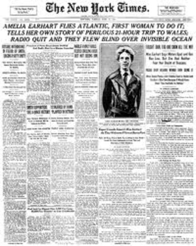 Amelia becomes the topic of The L.A. Examiner