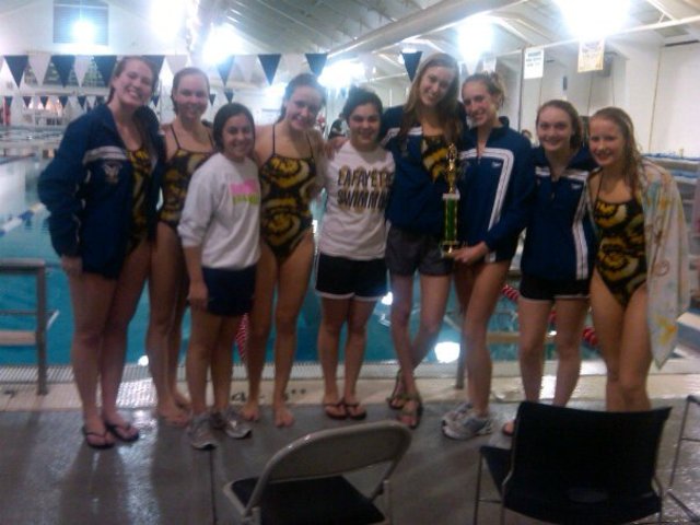 El equipo de natación