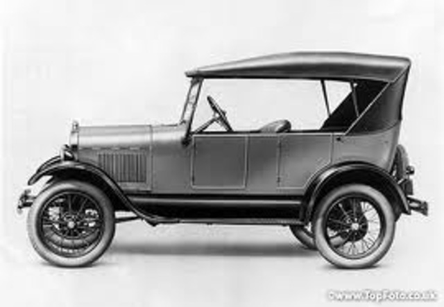 Henry Ford mass produces the Model T Ford