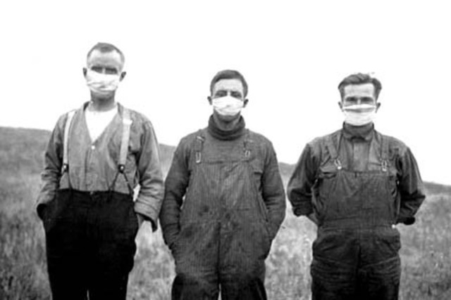 the Influenza epedemic after World War ll killing between 20 and 40 milion people.