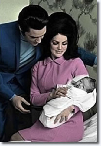 His daughter Lisa Marie was born.