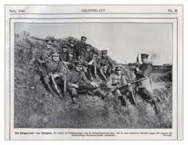 Events leading up to World War I