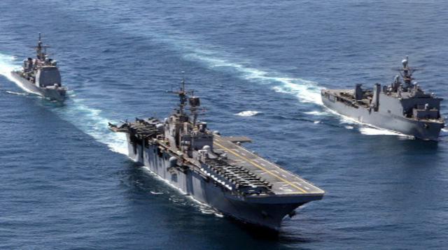 Two American Navy Destroyer ships are fully staffed with an all African American crew.