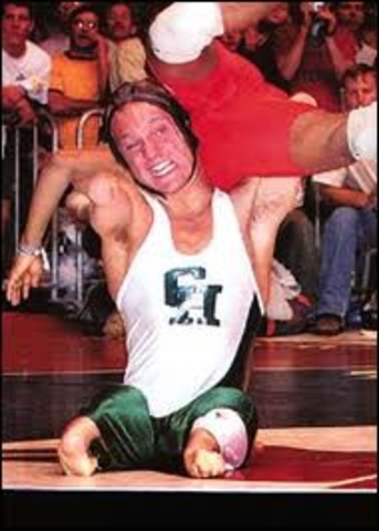 Started Wrestling for first time