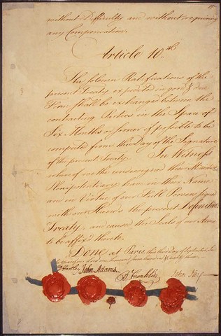 Treaty of Paris (Continued)