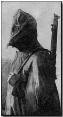 Germans first used the gas mask