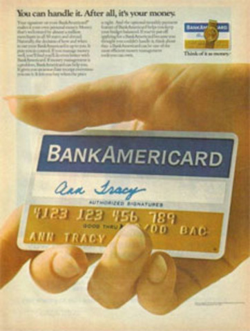 First credit card issued