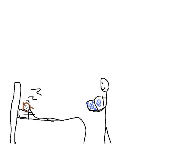 He sees with Phoebe again