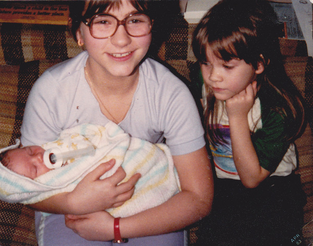 Became big sister for 3rd and final time, already a little sister to 4 older sibs (PSYCHOSOCIAL)