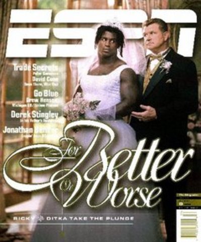 Mike Ditka was on the cover of Sports Illustrated.