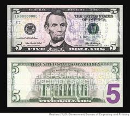 Redesign of $5 and $10 to prevent counterfeit