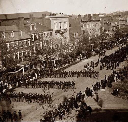 Lincoln is assasinated by Booth