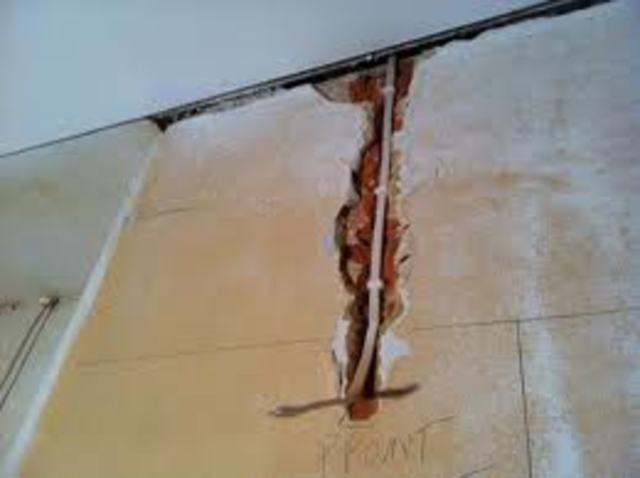 scared of the plumbing in the wall