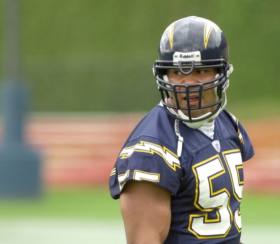 Seau's first game with the Chargers
