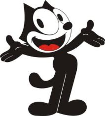 Felix The Cat becomes animated