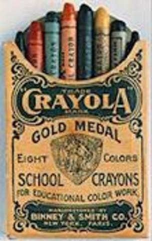 the first box of crayons were made in 1927