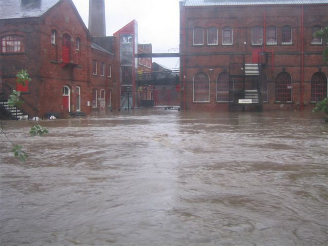 The museum floods.