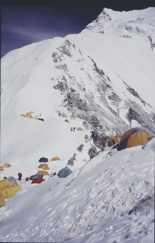 Spent the night at Camp 1.