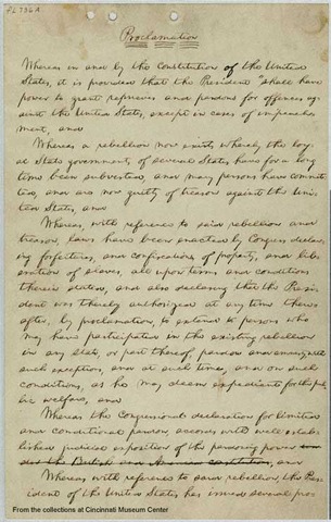 Proclamation of Amnesty is issued.