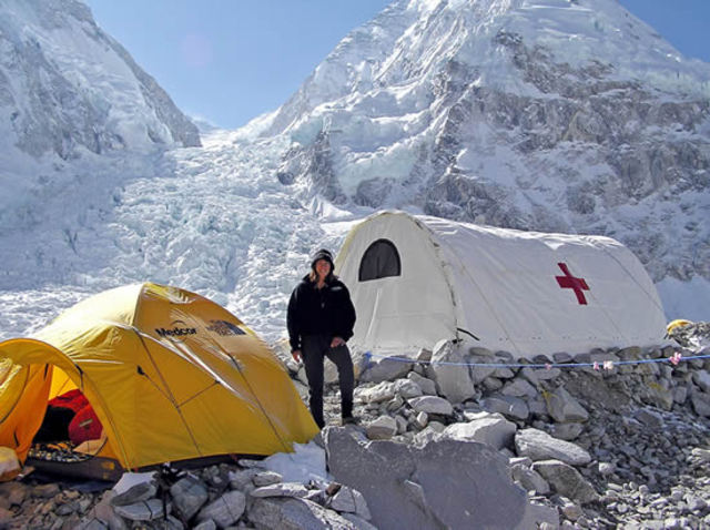 nawang stabilizes; team heads to camp 3