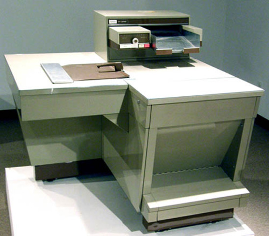 science and tech; the first xerox machine