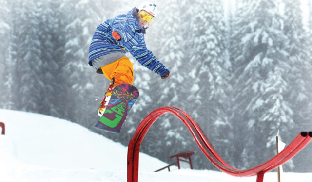 I started snowboarding