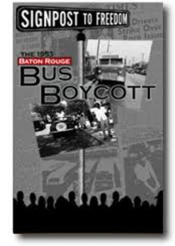 The first bus boycot in Baton Rouge, Louisiana