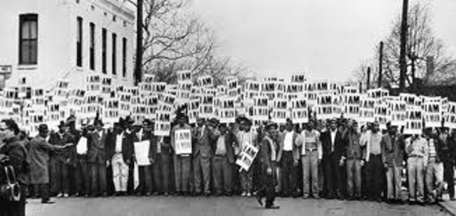 a march in Memphis, Tennessee