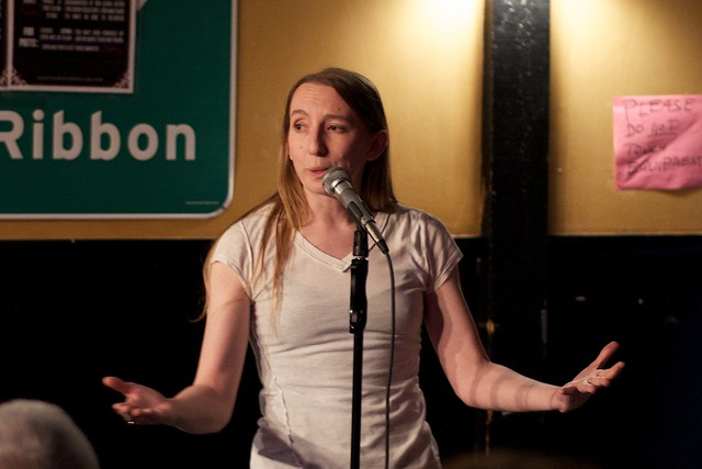 Simone Beaubien is introduced to the Cantab Lounge