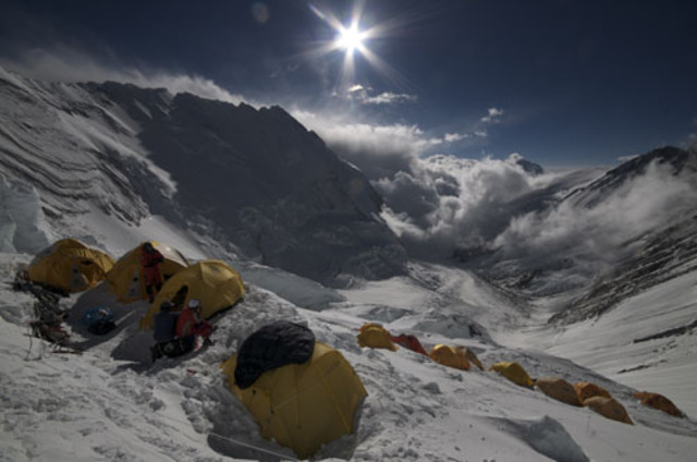 Team now stable 02 at camp 3 24,000 feet